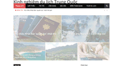 Desktop Screenshot of dulich-trungquoc.info